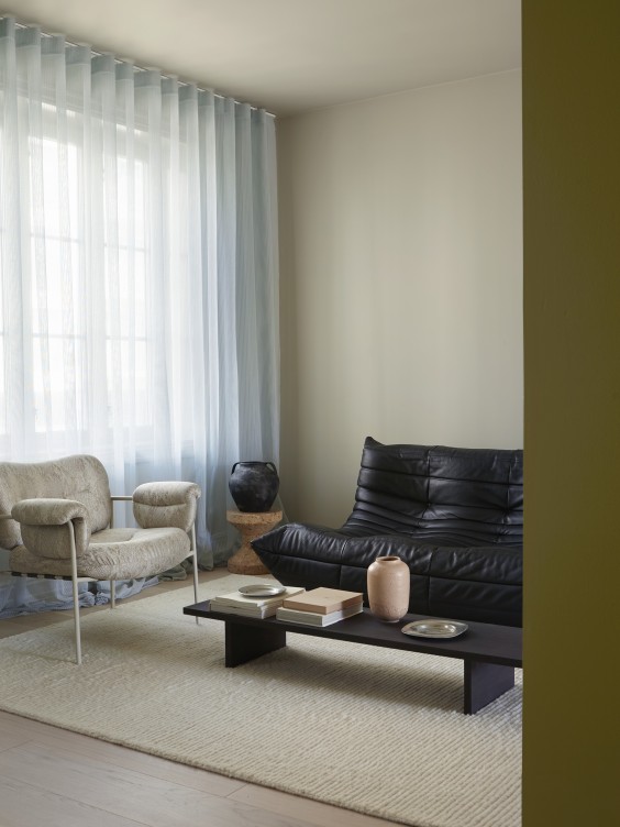 Stue inspirasjon fargetrender Elle magasin og Alcro maling. Luftrensende maling kan finnes hos Modena Fliser